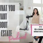 Michelle Elliott and Christina Rogers recording the Say What You Want About Real Estate podcast