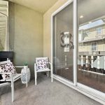 Private balcony at 646 Luna Park Drive with sliding glass doors connecting to the interior living area