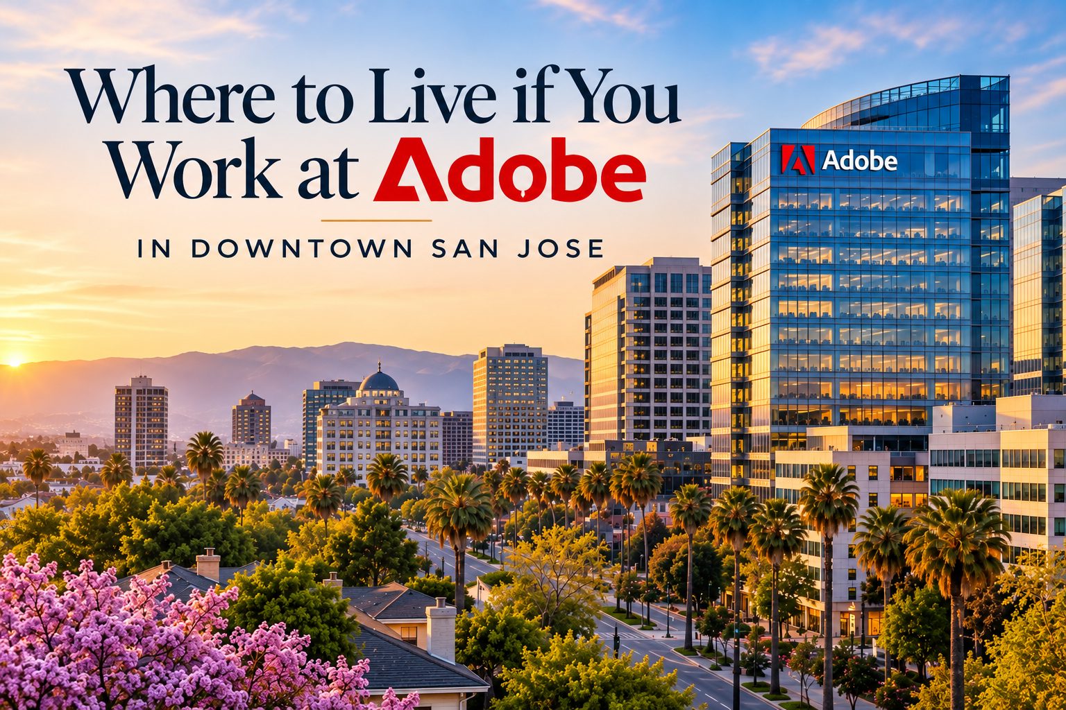Where to live if you work at Adobe in Downtown San Jose homebuyer guide