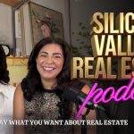 Two real estate podcast hosts seated at microphones with Silicon Valley Real Estate Podcast graphics for Say What You Want About Real Estate.